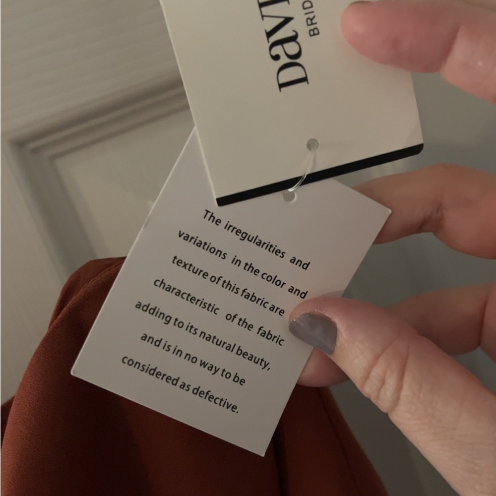 DaVinci Bridal Women's Wedding Dress in Rust